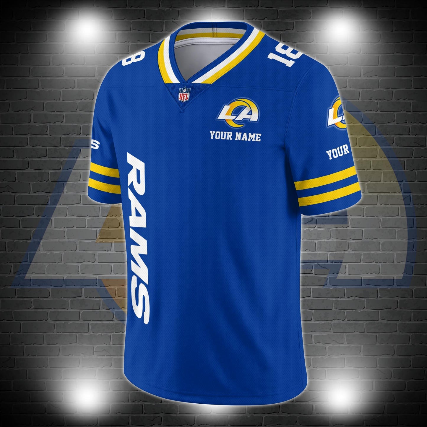 Los Angeles Chargers Personalized V-neck Football Jersey Sport Gifts For Fan AZCVFJ014