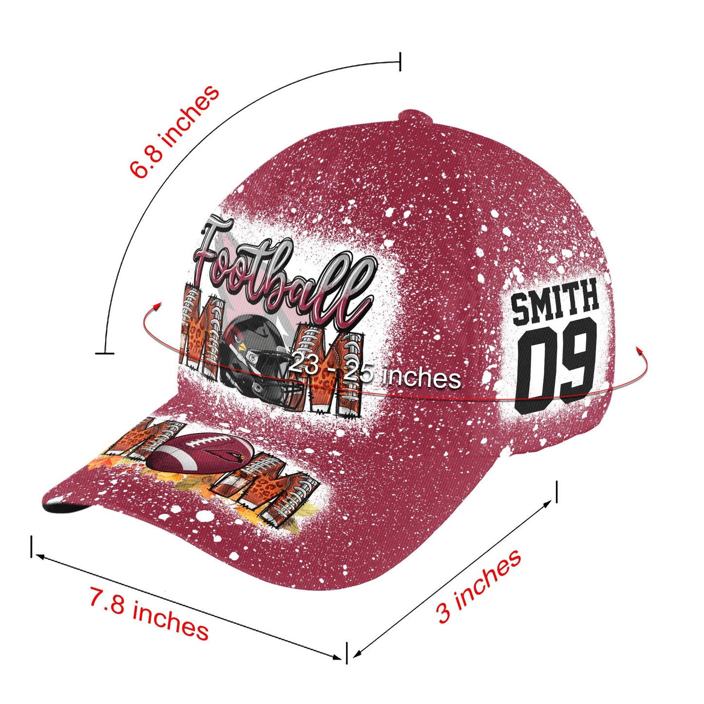 Arizona Cardinals Personalized Classic Cap BB826