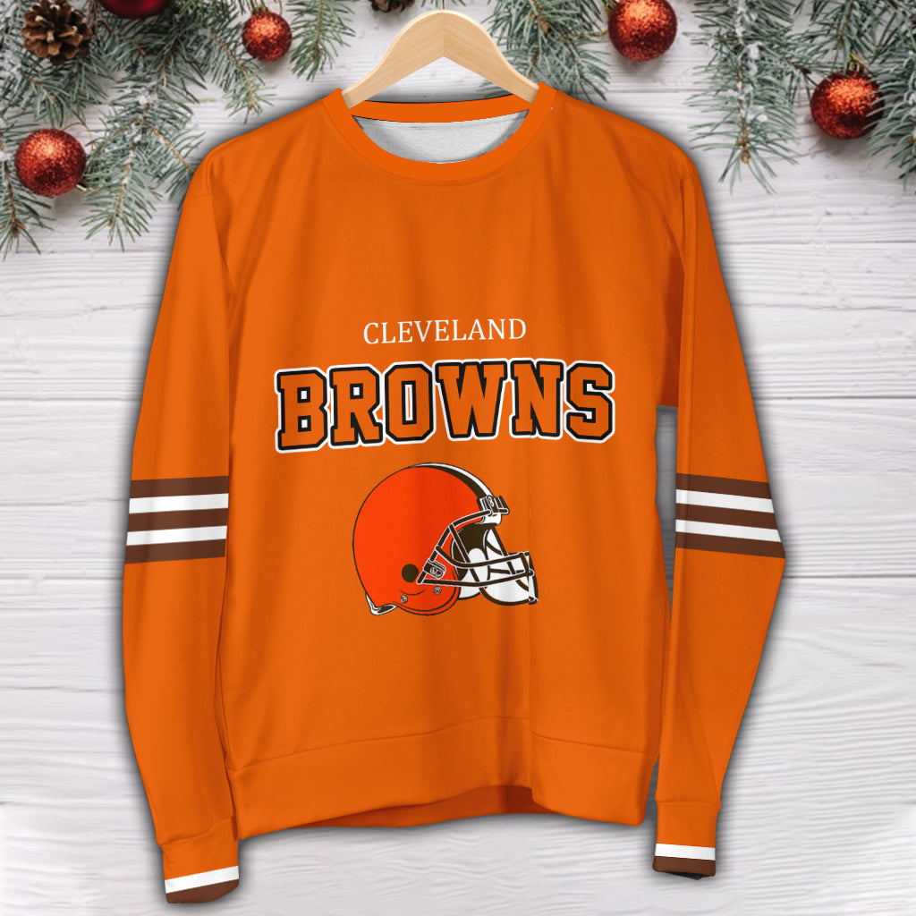 Cleveland Browns 3D Printed Sweater