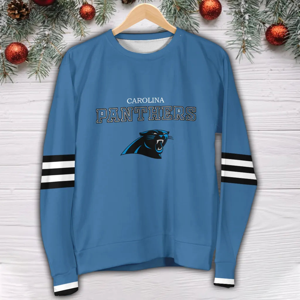 Carolina Panthers 3D Printed Sweater