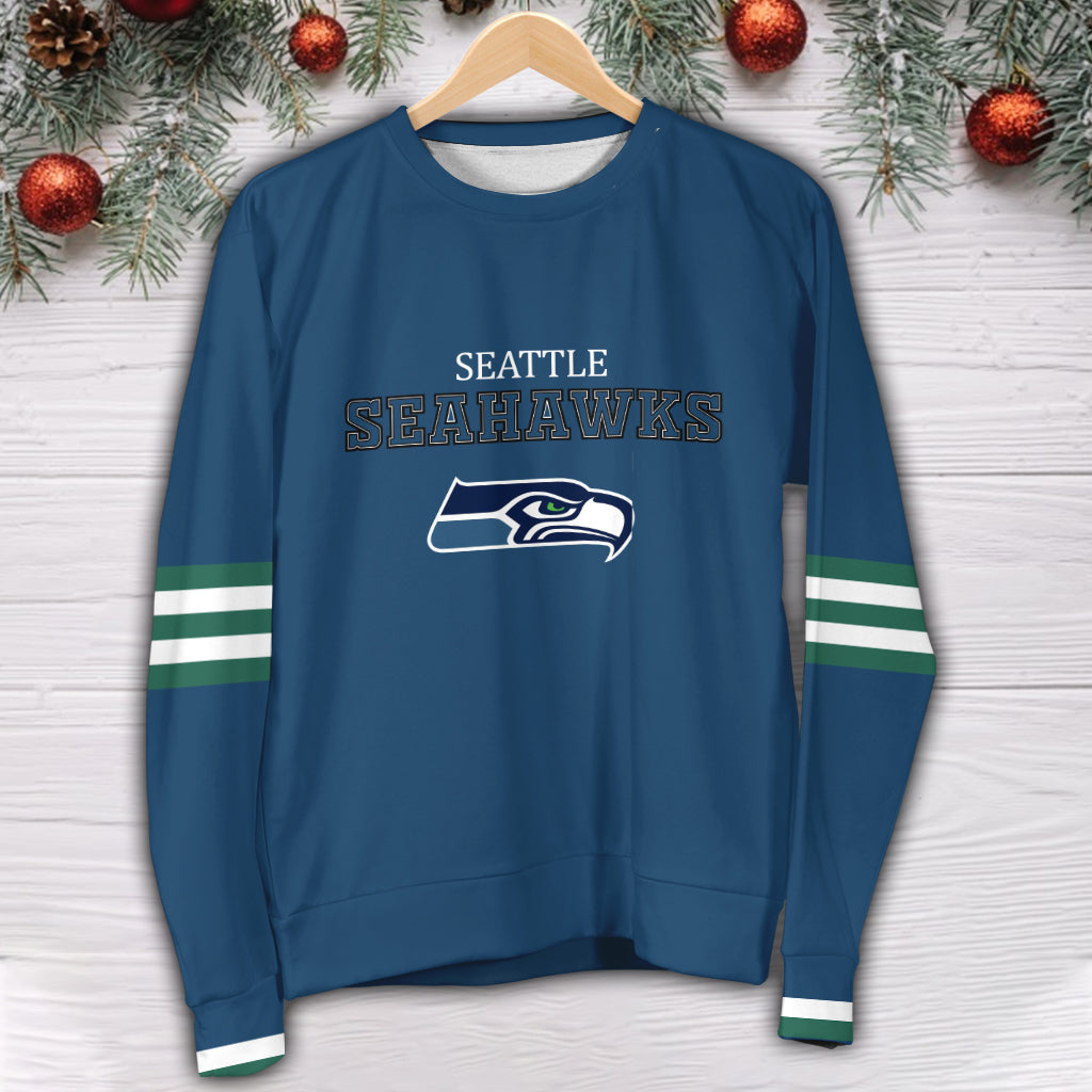 Seattle Seahawks 3D Printed Sweater