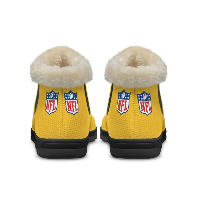 Green Bay Packers Comfy Winter Snow Boots AZDDWSB000073