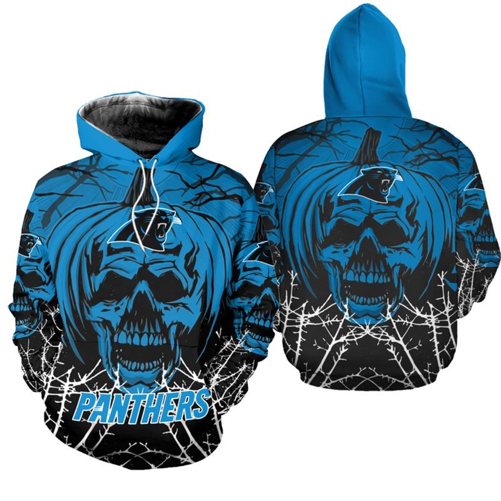 Carolina Panthers x Halloween 3D Hoodie HA144