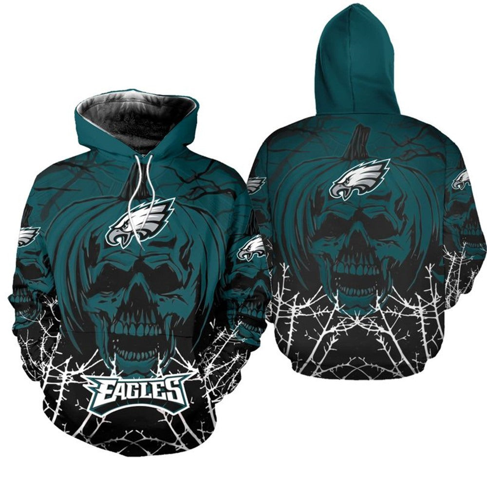 Philadelphia Eagles x Halloween 3D Hoodie HA165