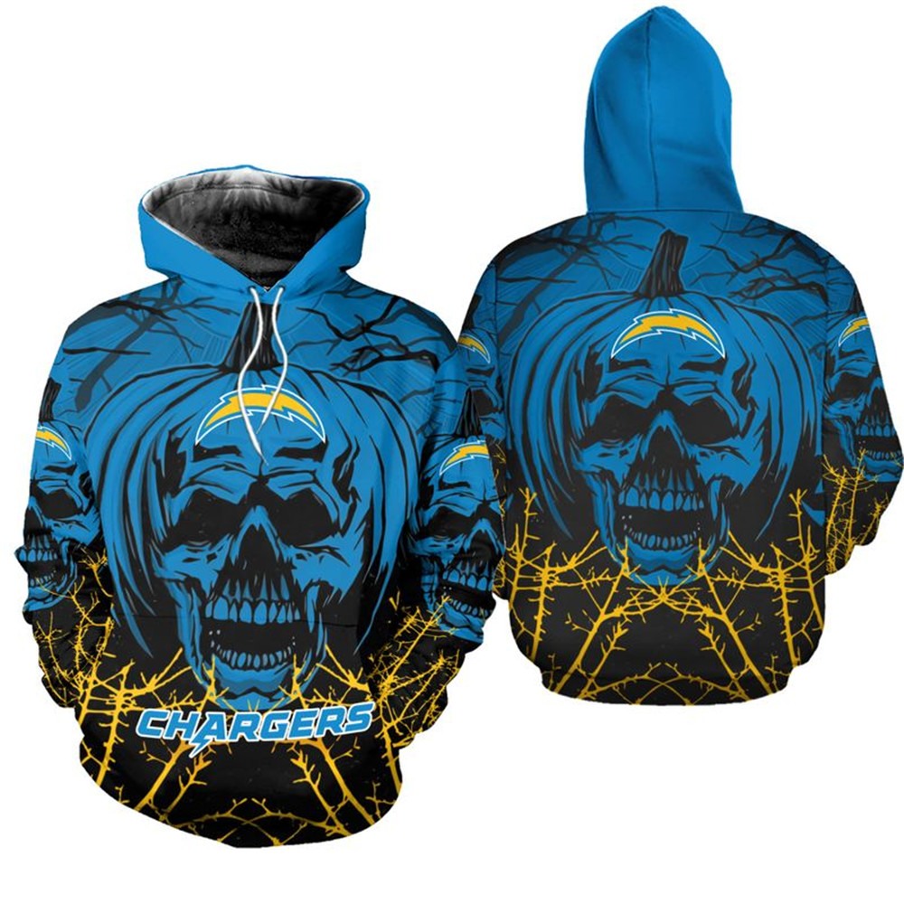 Los Angeles Chargers x Halloween 3D Hoodie HA157