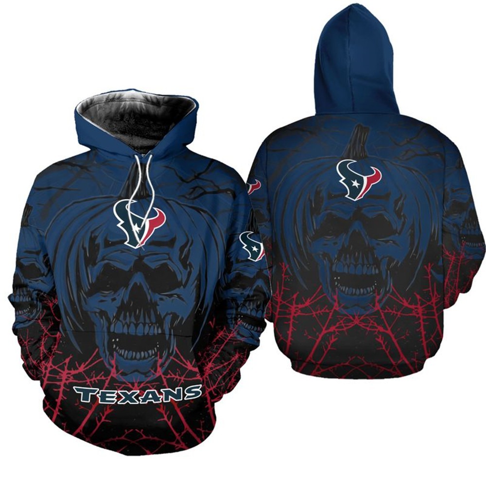 Houston Texans x Halloween 3D Hoodie HA152