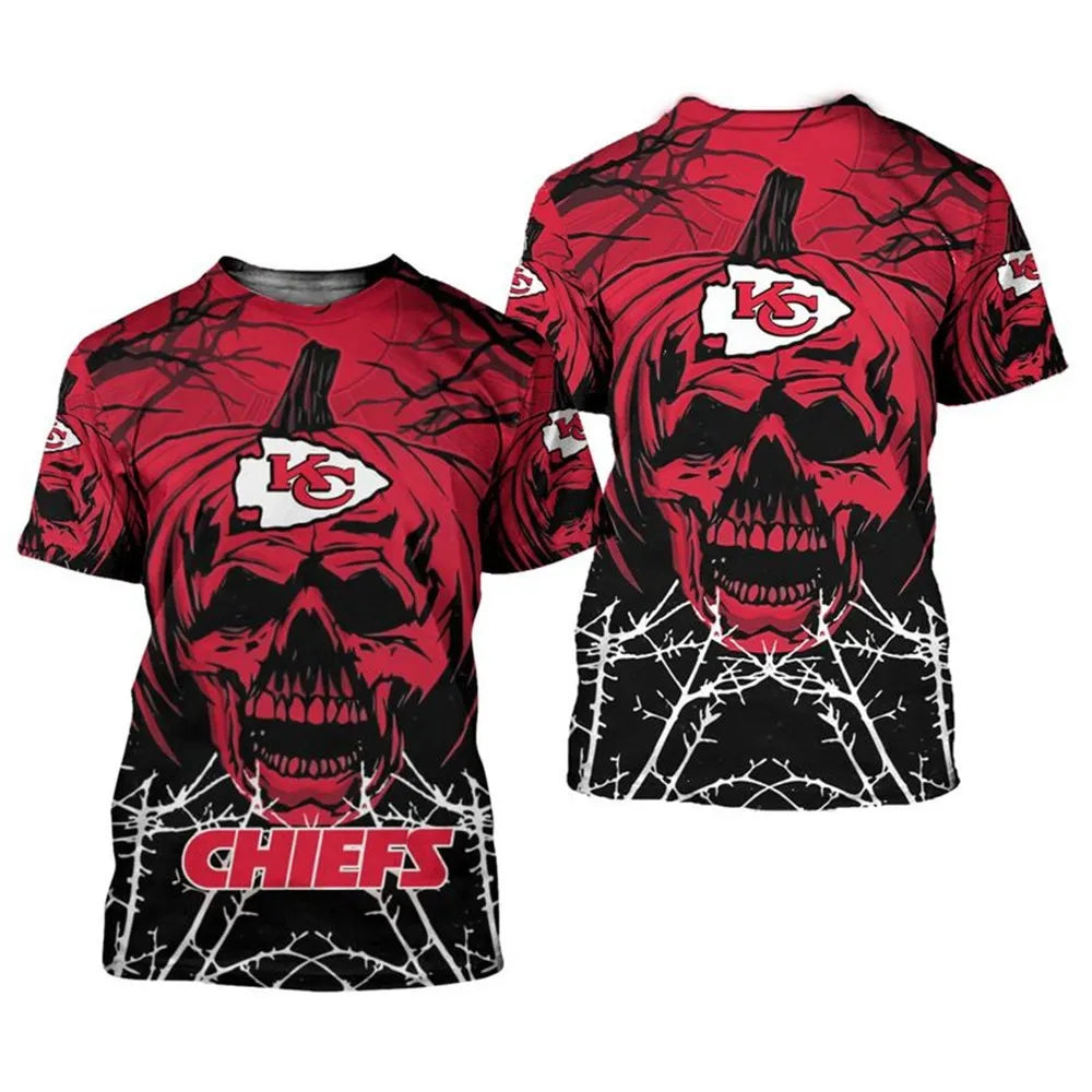 Kansas City Chiefs x Halloween 3D T-shirt HA48
