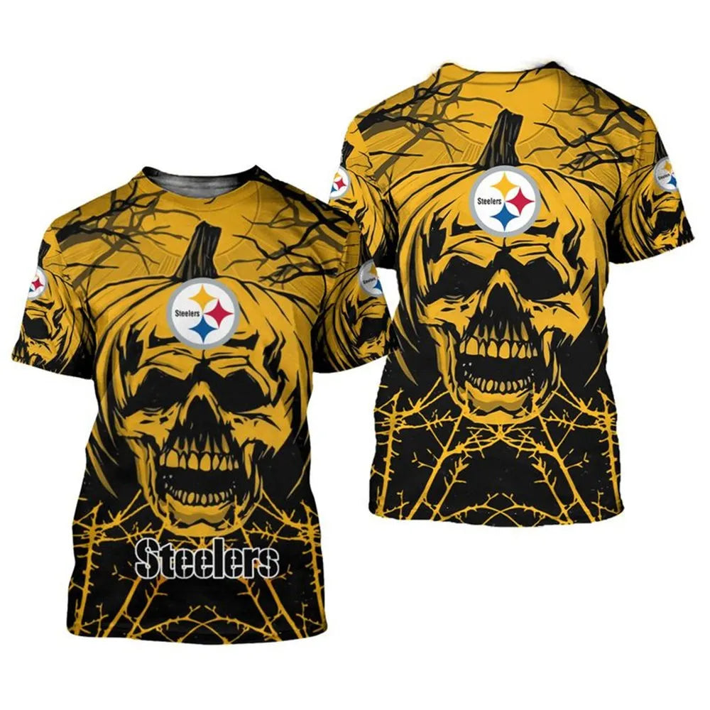 Pittsburgh Steelers x Halloween 3D T-shirt HA59