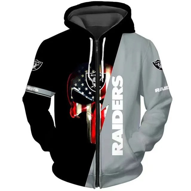 Las Vegas Raiders x Halloween 3D Hoodie HA187