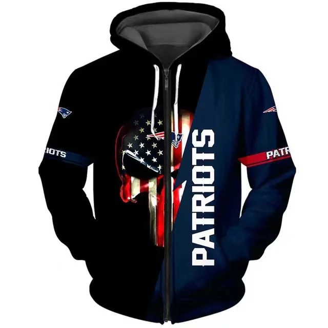 New England Patriots x Halloween 3D Hoodie HA192