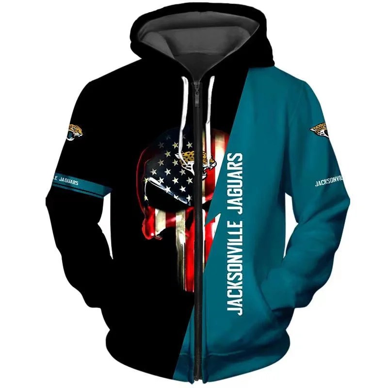 Jacksonville Jaguars x Halloween 3D Hoodie HA185