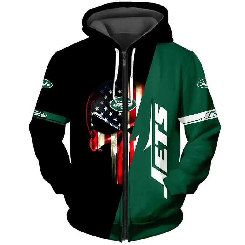 New York Jets x Halloween 3D Hoodie HA195