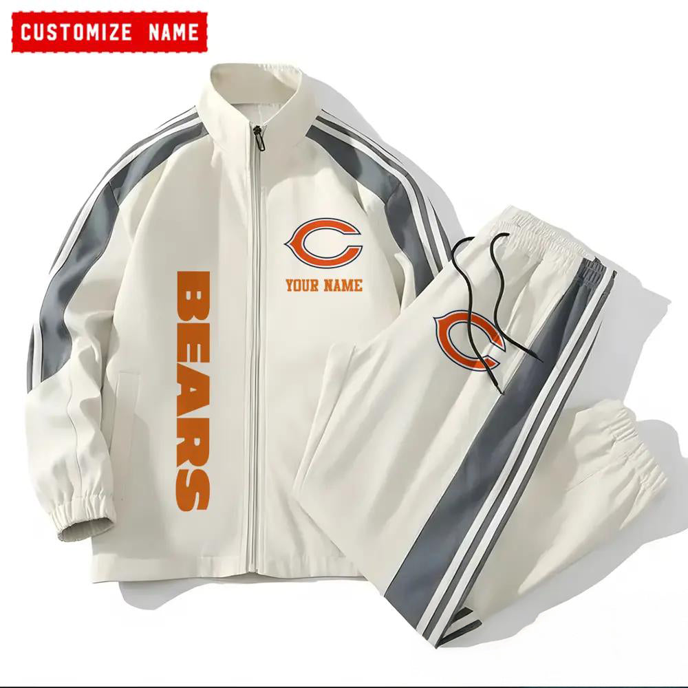 Chicago Bears Combo Versatile Sports Jacket And Pants EM01