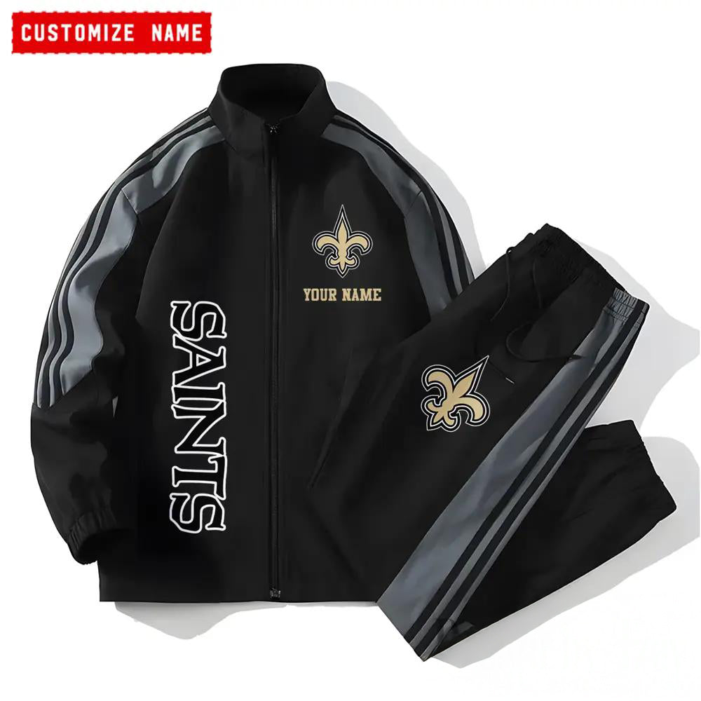 New Orleans Saints Combo Versatile Sports Jacket And Pants EM22