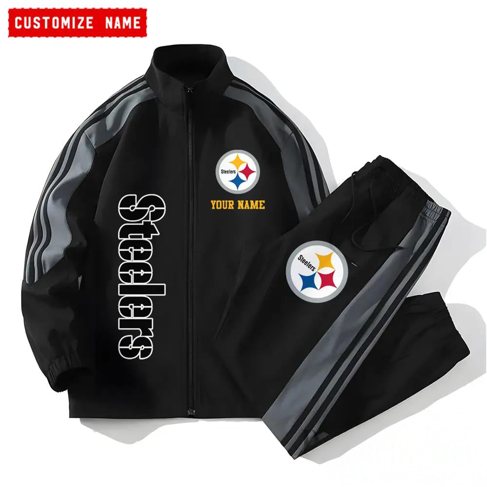 Pittsburgh Steelers Combo Versatile Sports Jacket And Pants EM26