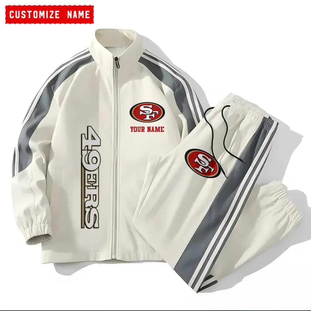 San Francisco 49ers Combo Versatile Sports Jacket And Pants EM27