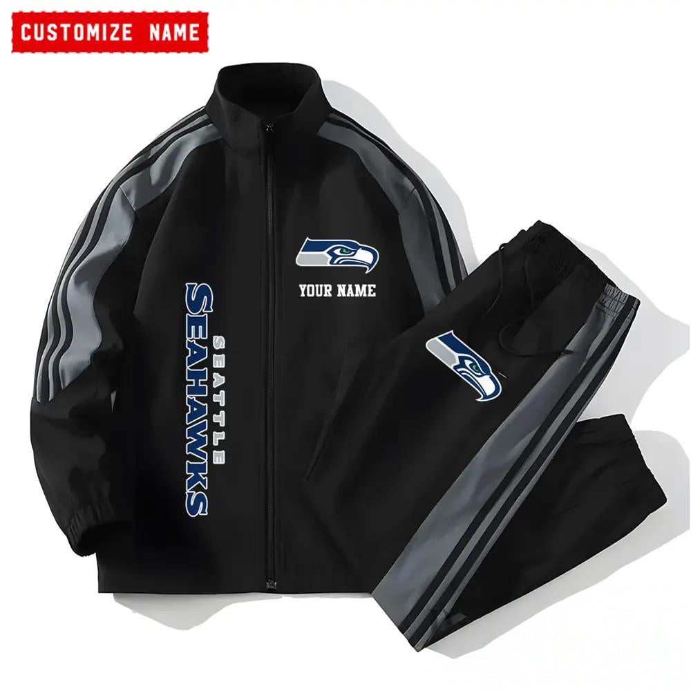 Seattle Seahawks Combo Versatile Sports Jacket And Pants EM28