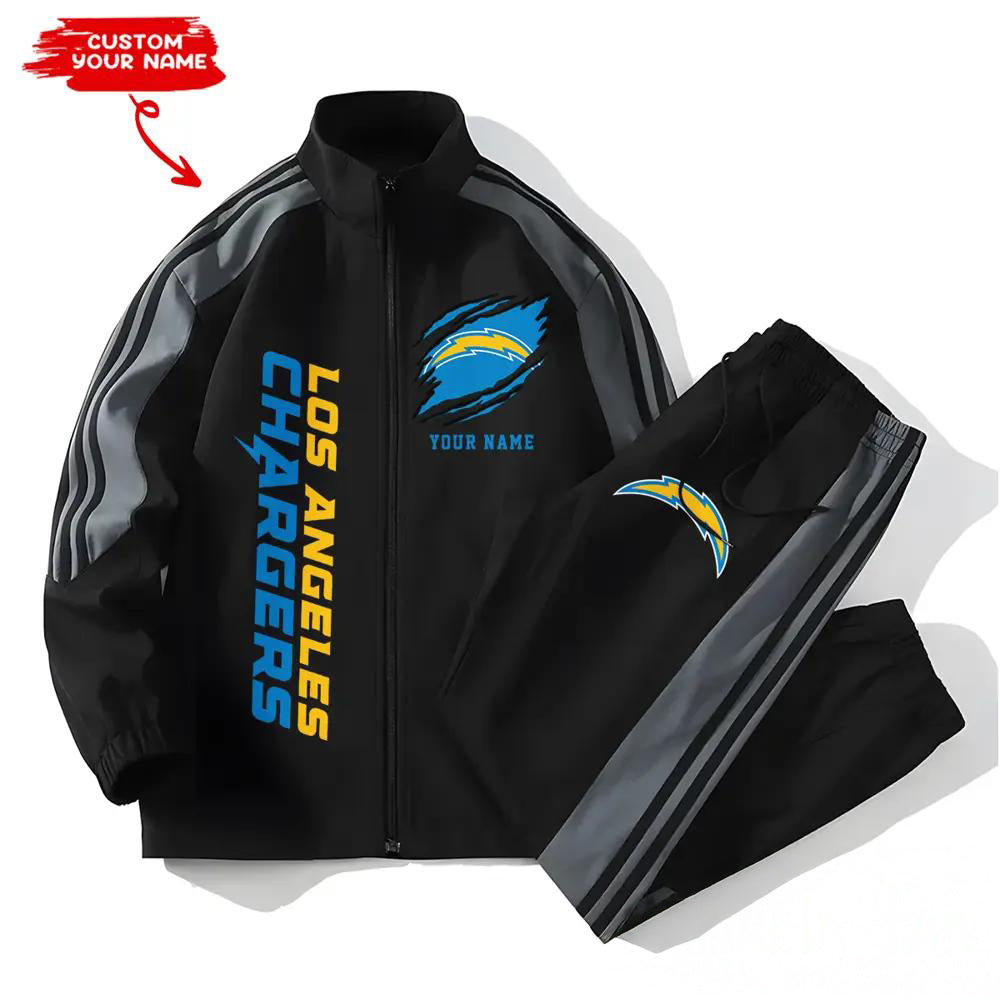 Los Angeles Chargers Combo Versatile Sports Jacket And Pants EM51
