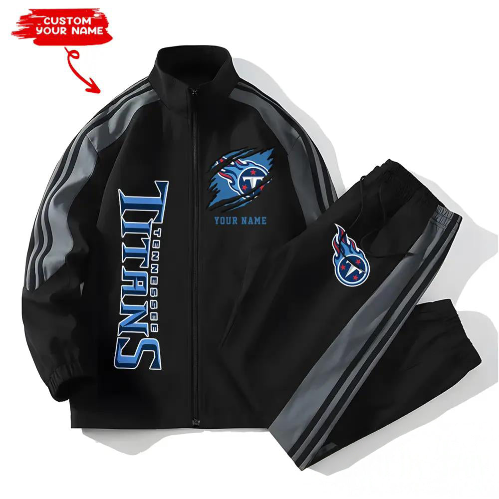 Tennessee Titans Combo Versatile Sports Jacket And Pants EM62