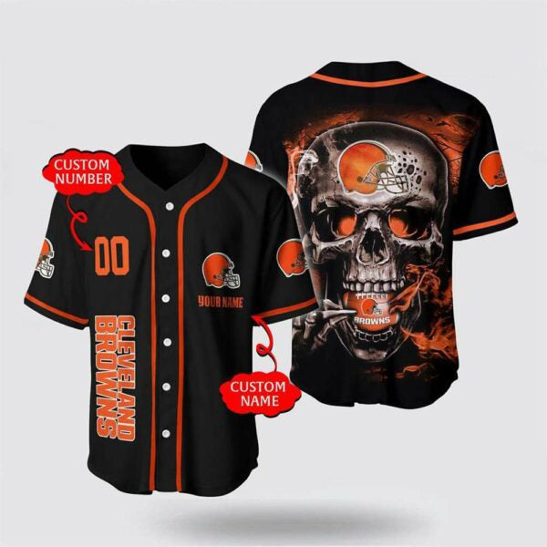Cleveland Browns x Halloween Custom Baseball Jersey HA161