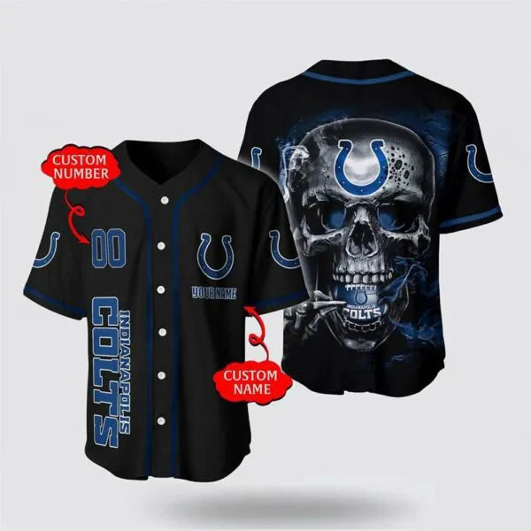 Indianapolis Colts x Halloween Custom Baseball Jersey HA168