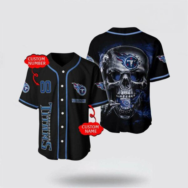 Tennessee Titans x Halloween Custom Baseball Jersey HA174