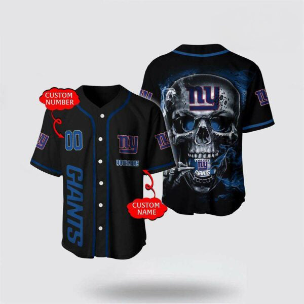 New York Giants x Halloween Custom Baseball Jersey HA180