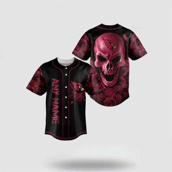 Arizona Cardinals Halloween x Custom Baseball Jersey HA204