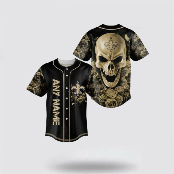 New Orleans Saints Halloween x Custom Baseball Jersey HA209
