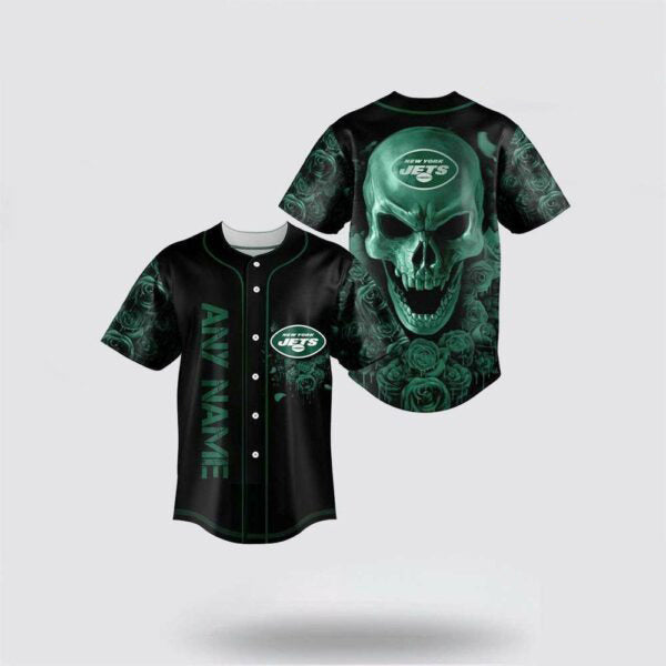 New York Jets Halloween x Custom Baseball Jersey HA211