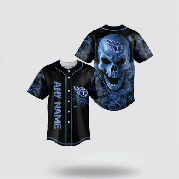 Tennessee Titans Halloween x Custom Baseball Jersey HA217