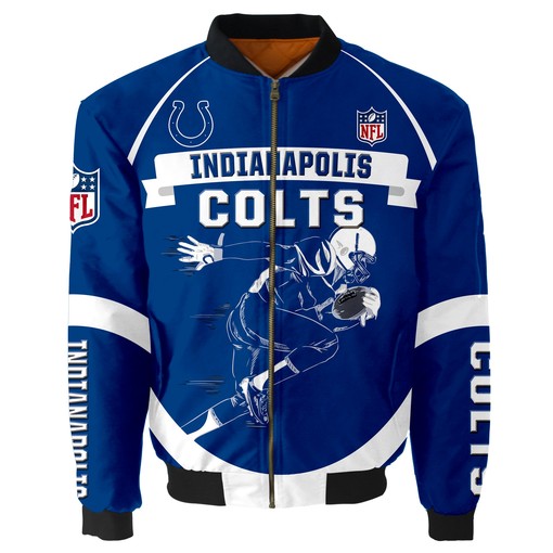 Indianapolis Colts Thick Bomber Jacket CSBBT187
