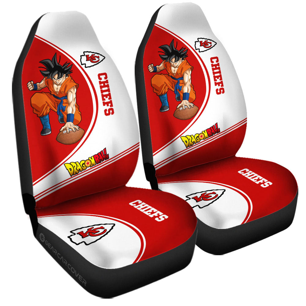 Kansas City Chiefs Car Seat Covers Goku AZBTCSC000024