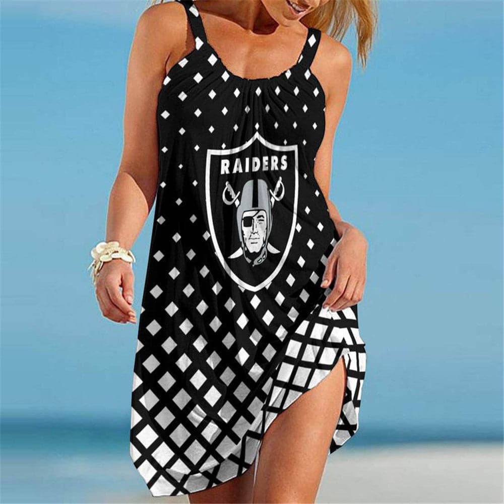 Las Vegas Raiders Beach Dress BG177