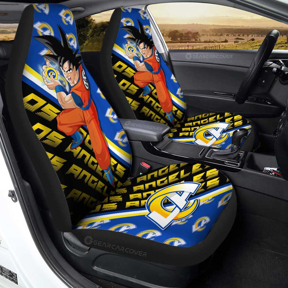 Los Angeles Rams Car Seat Covers Goku AZBTCSC000029