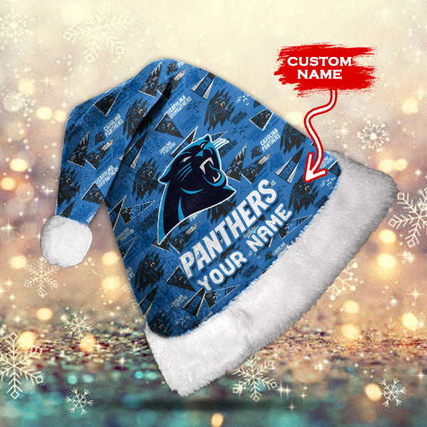 Carolina Panthers Personalized Christmas Hat AZCRMHAT005
