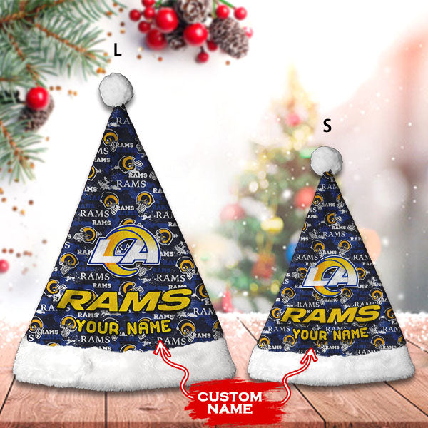 Los Angeles Rams Personalized Christmas Hat AZCRMHAT019