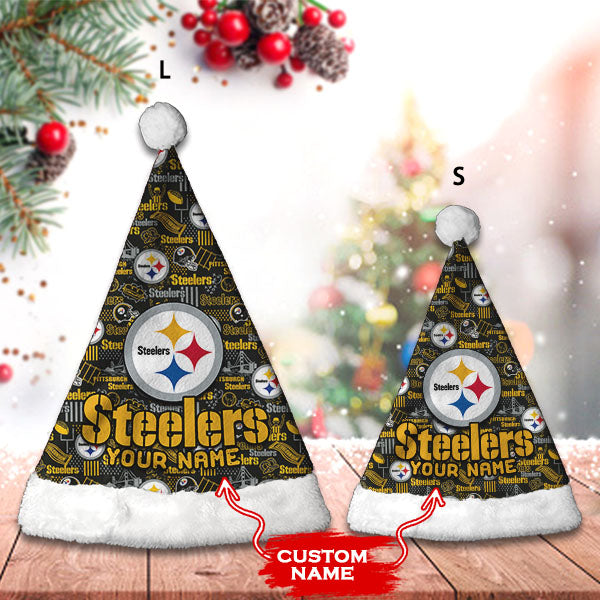 Pittsburgh Steelers Personalized Christmas Hat AZCRMHAT027