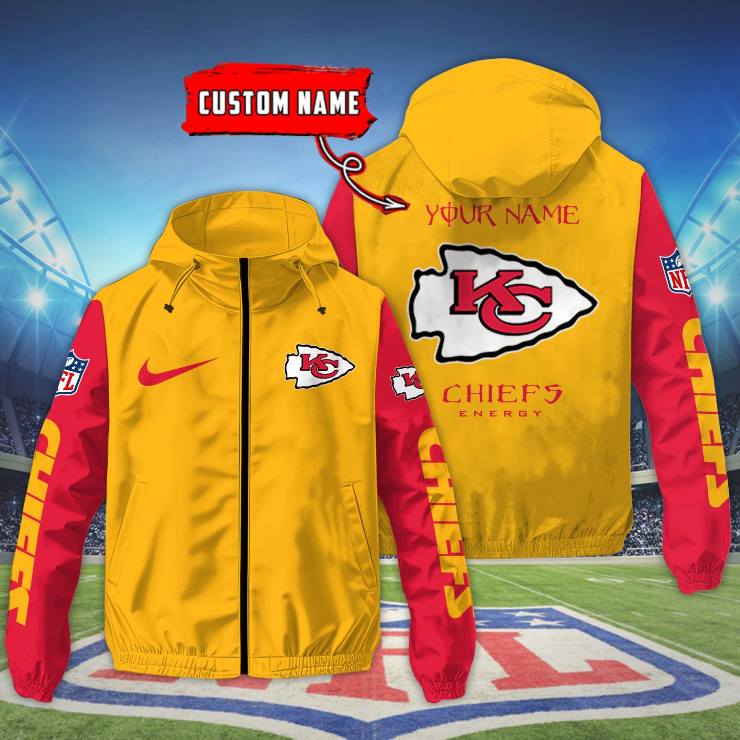 Kansas City Chiefs Outdoor Jacket AZBTOJ000072