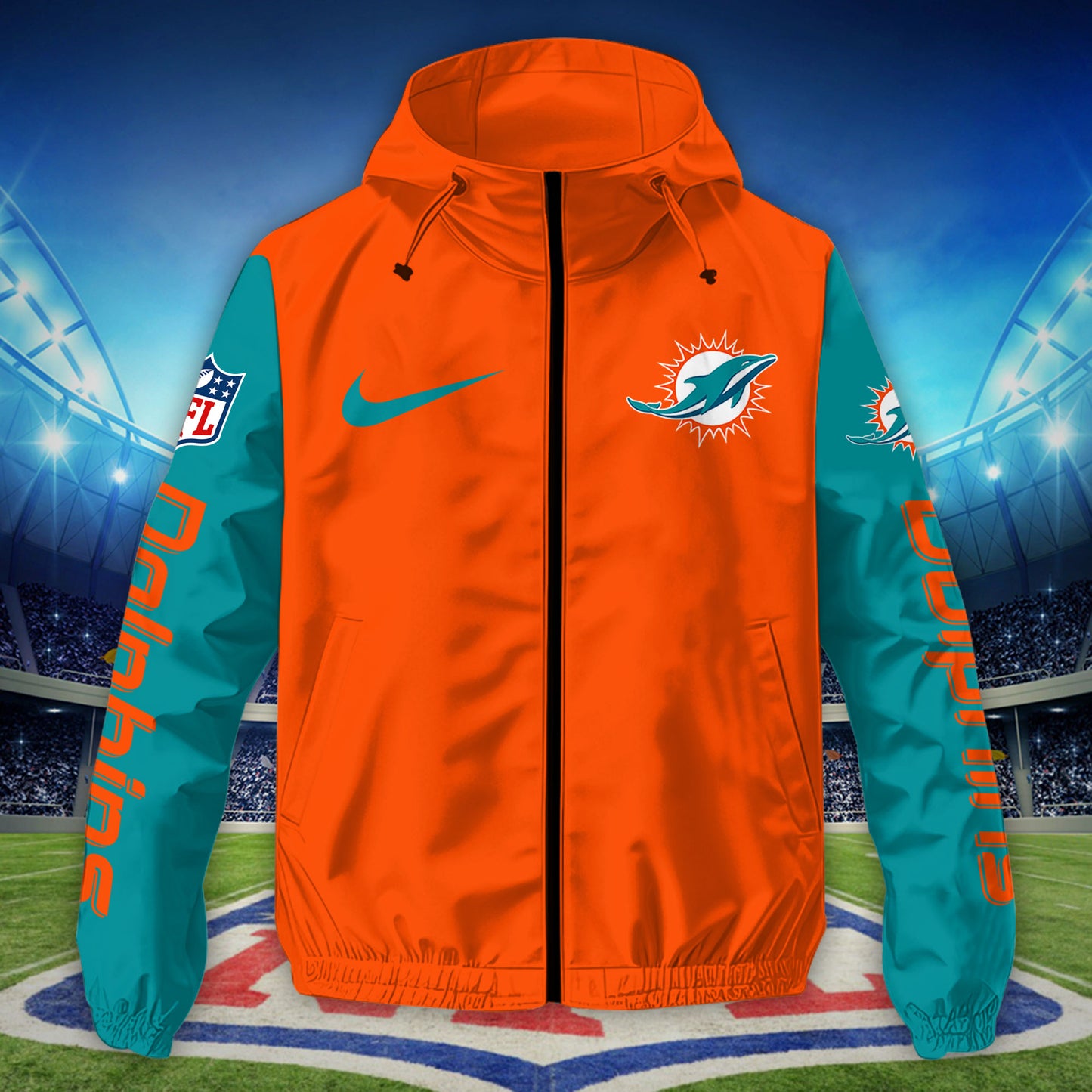 Miami Dolphins Outdoor Jacket AZBTOJ000033