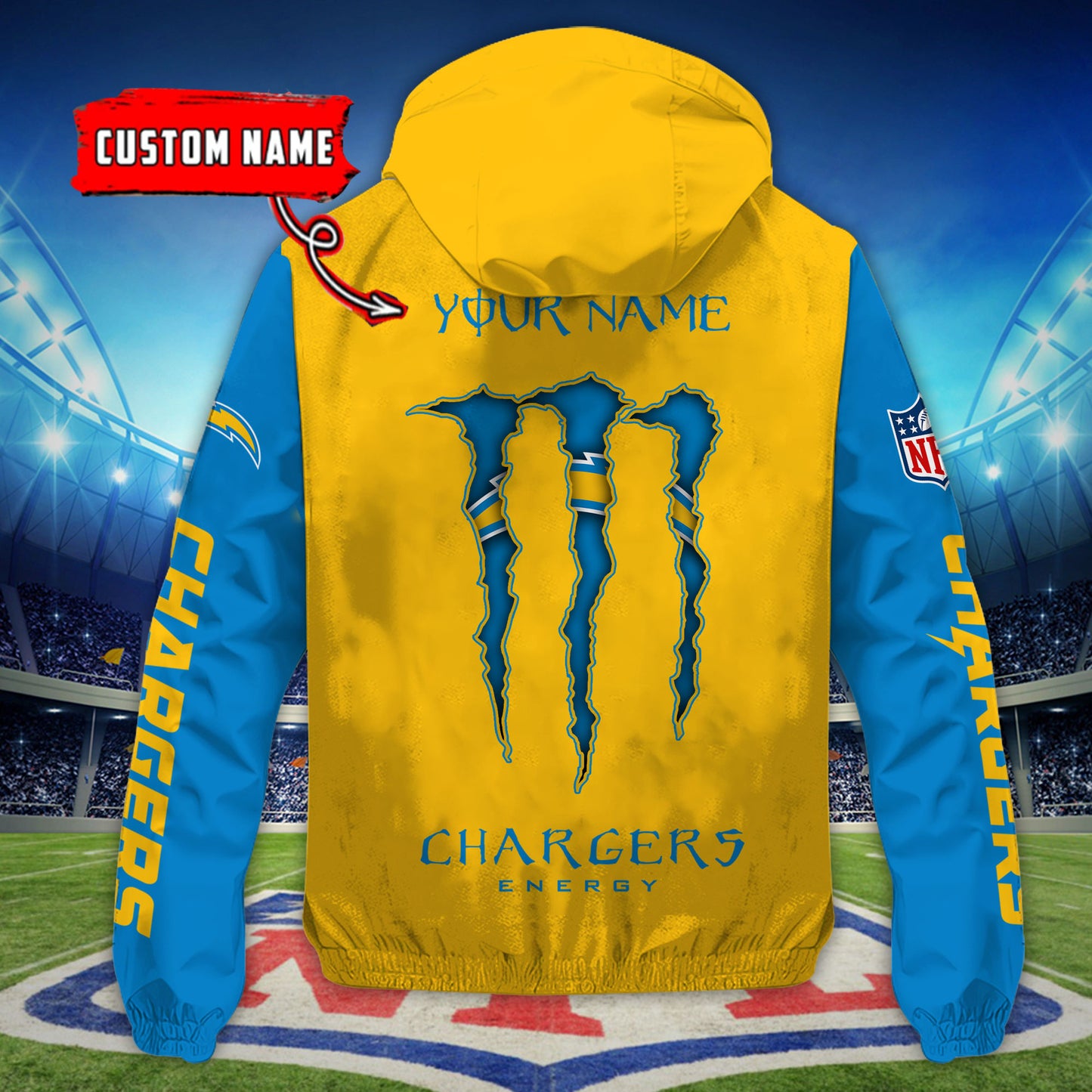 Los Angeles Chargers Outdoor Jacket AZBTOJ000059