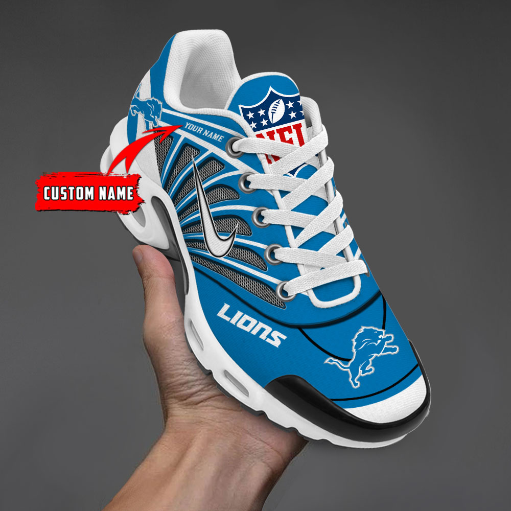 Detroit Lions New Personalized T-N Youth Sneakers AZBTTNS000079