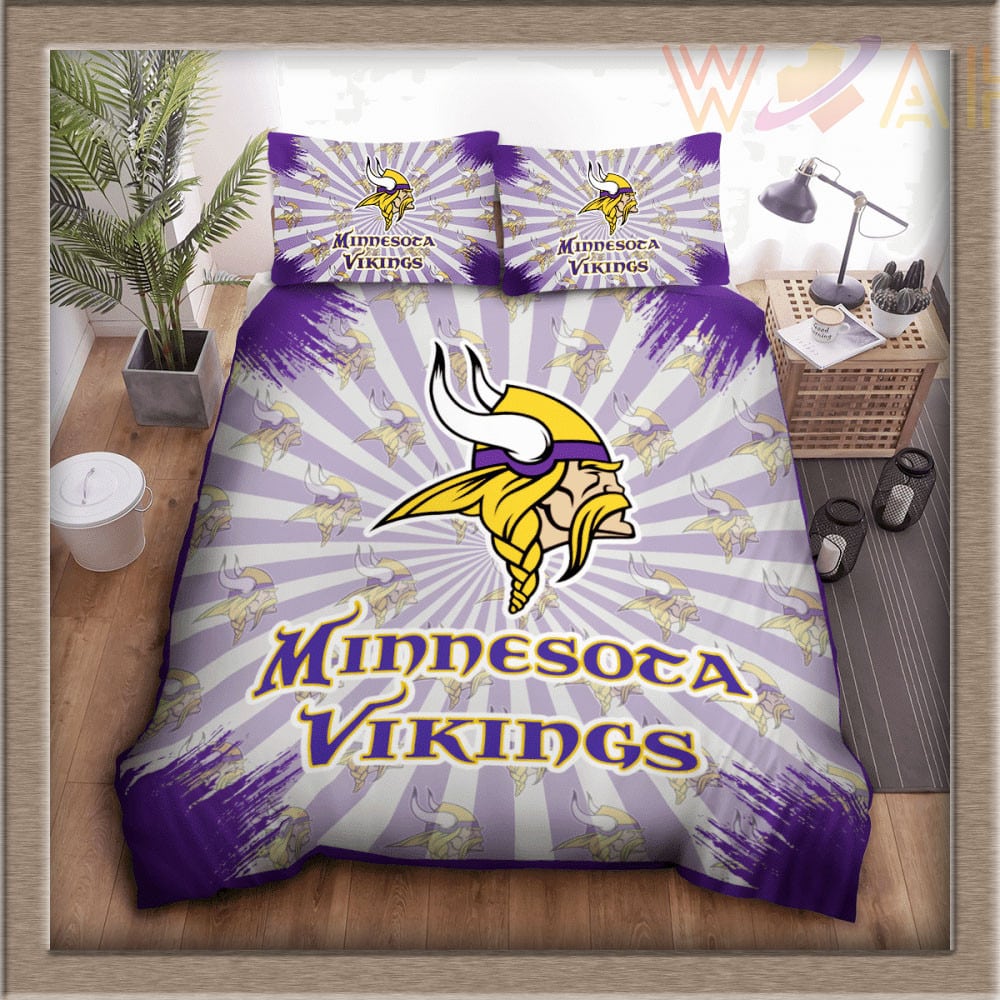 Minnesota Vikings Bedding Set BG58