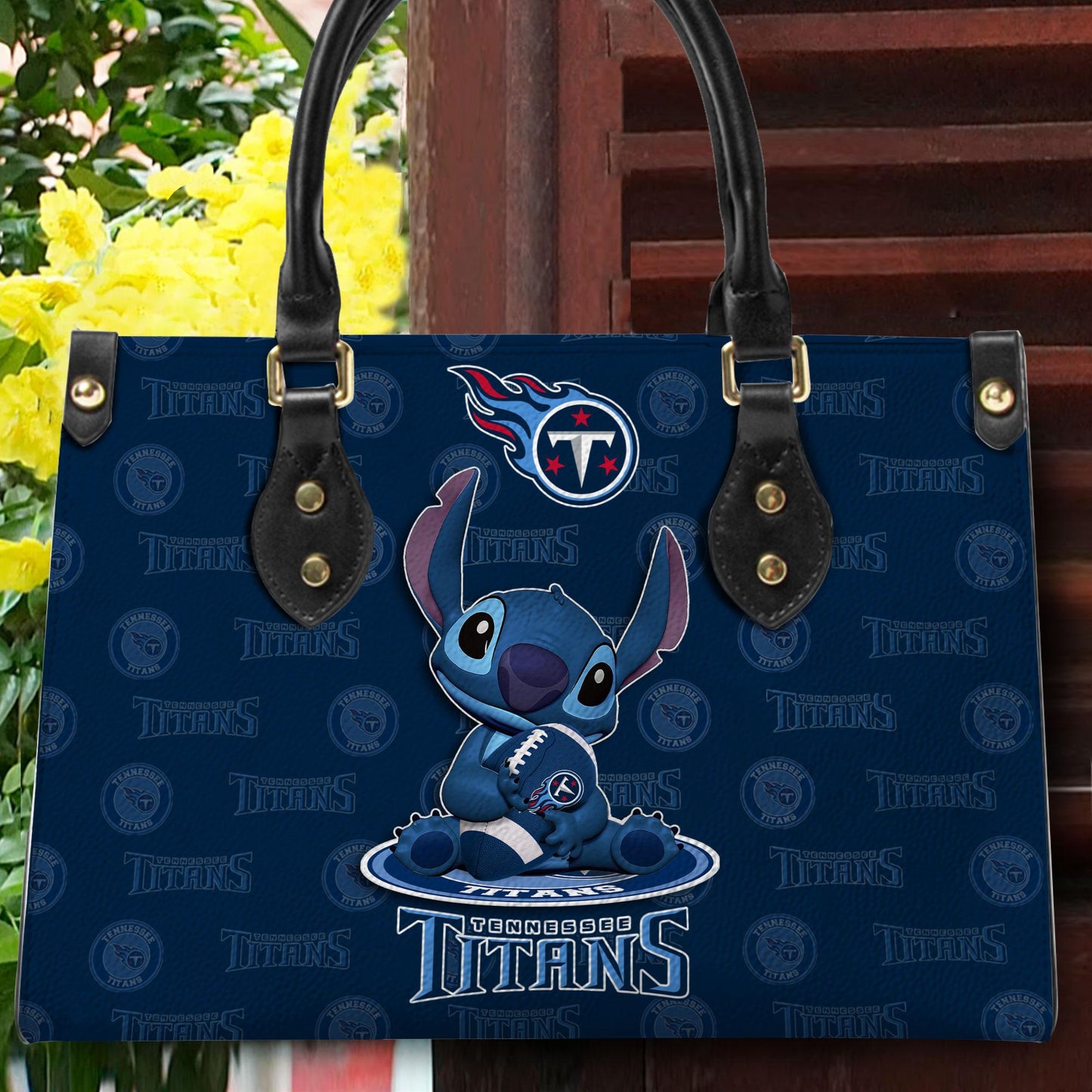 Tennessee Titans Personalized Leather Hand Bag BB343