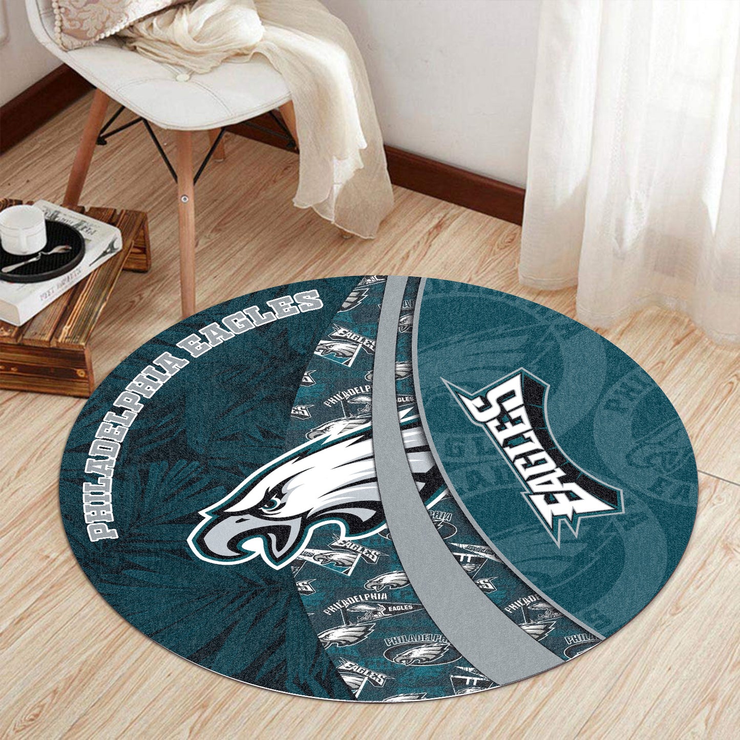 Philadelphia Eagles Round Rug 145