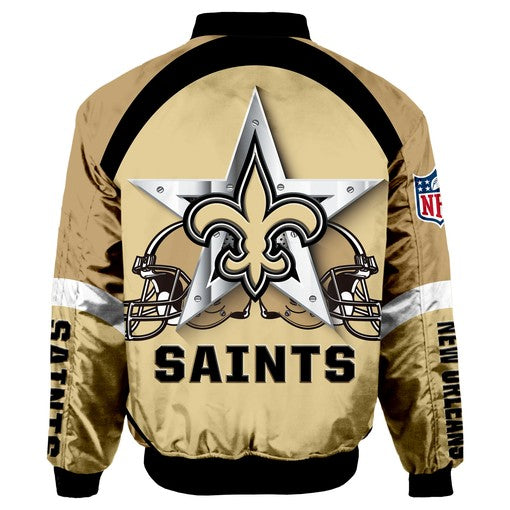 New Orleans Saints Thick Bomber Jacket CSBBT195