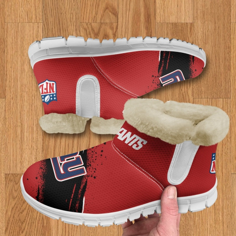New York Giants Comfy Winter Snow Boots AZDDWSB000077