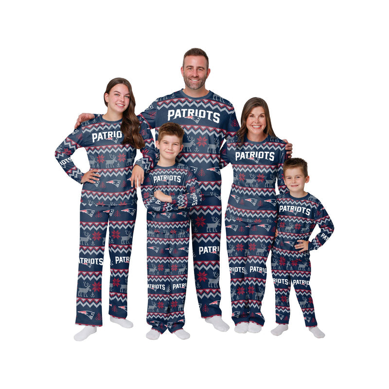 New England Patriots Family Holiday Pajamas AZCPYZAM086