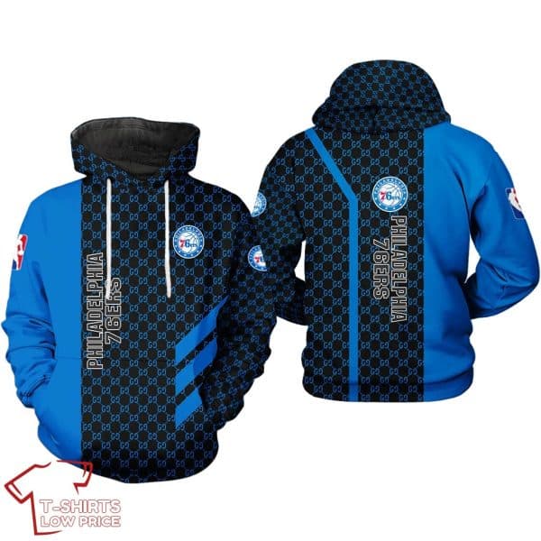 Philadelphia 76ers All Over Printed Hoodie BB694