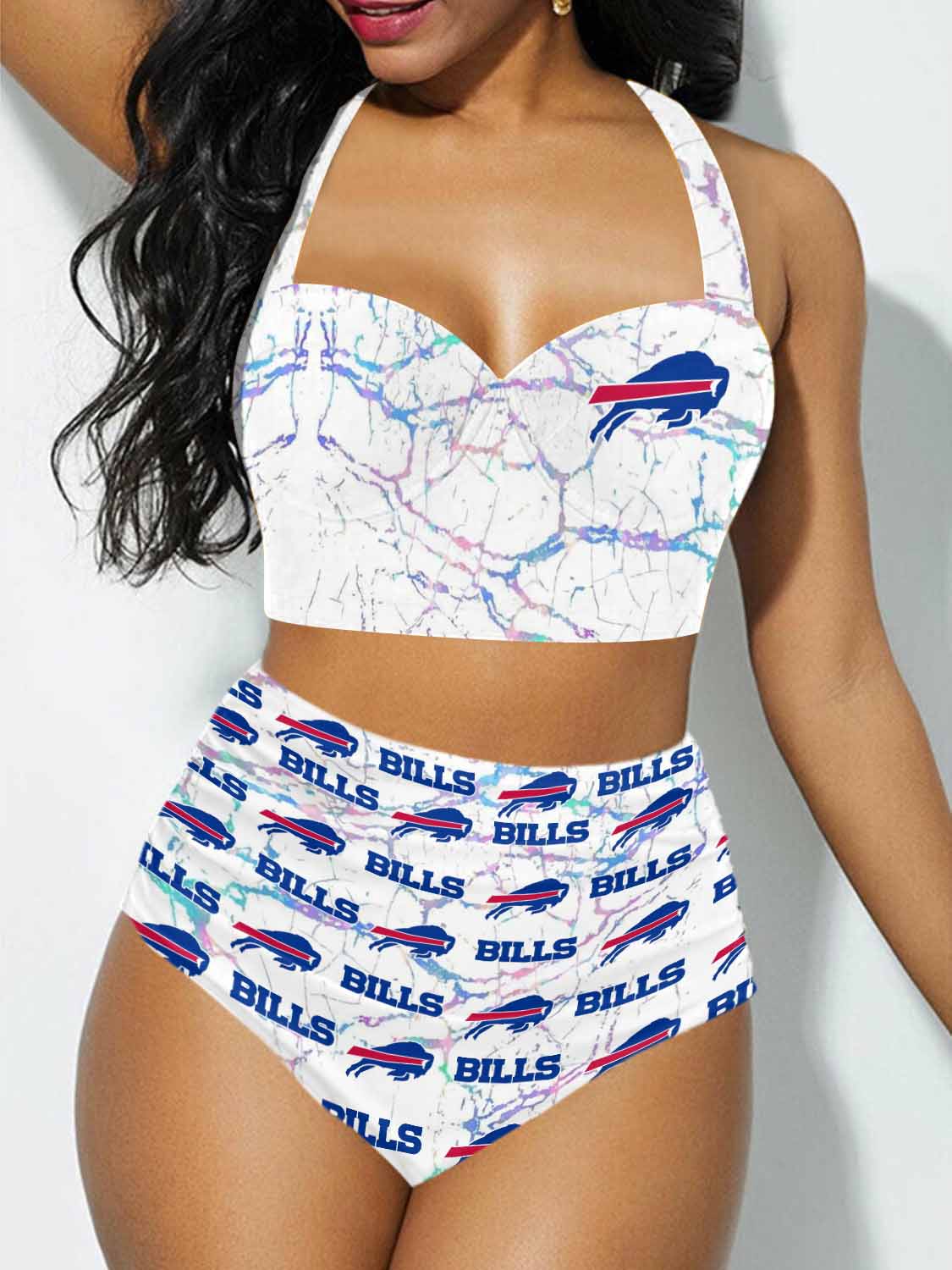 Buffalo Bills Sexy Print Bikini Swimsuit 160